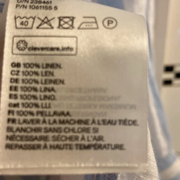 XXL Gorgeous H&M Shirt, 100% Linen, Oversized, NWT - Picture 14 of 17